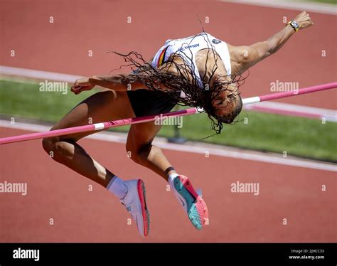 Eugene Nafissatou Thiam Bel In Action During The Heptathlon High