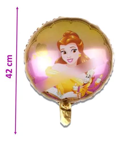 Globos Met Licos Pzas Fiesta Tem Tica Bella Disney En Venta En