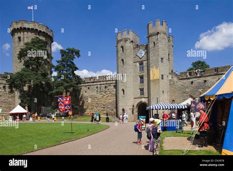 England Warwickshire Warwick Warwick Castle Stock Photo Alamy