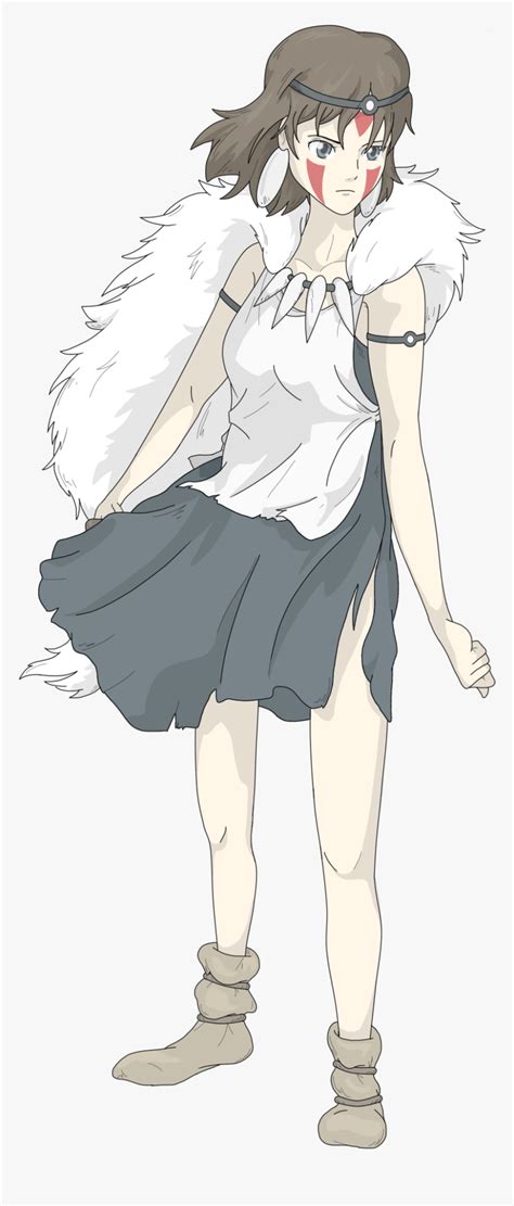 San San Princess Mononoke Fanart Hd Png Download Transparent Png