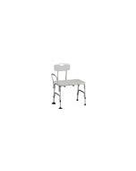 Padded Transfer Bench With Commode With Detachable Back By Nova