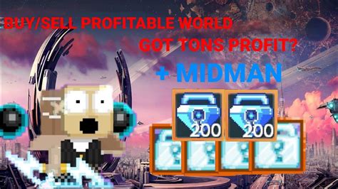 BUY SELL PROFITABLE WORLD TONS PROFIT AACV Growtopia YouTube