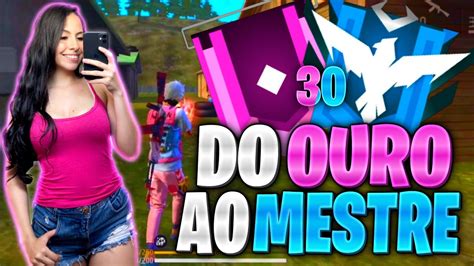 DO OURO AO MESTRE TEMPORADA 30 DUO SEM DOBRO PONTOS Free Fire