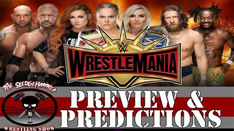 Wrestlemania 35 Full Match Card Preview Wwe Wrestlemania 35