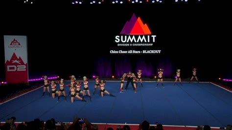 Chico Cheer All Stars Blackout L Senior Coed Small Semis