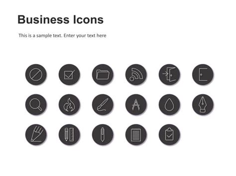 People Communication Marketing Icons PowerPoint Template