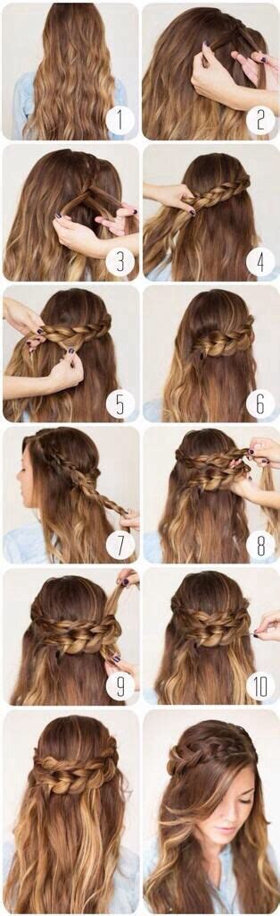 12 Pretty Braided Crown Hairstyle Tutorials And Ideas Pretty Designs