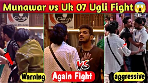 Munawar Vs Uk Rider Ugli Fight Abhishek Vs Arun Vs Tehelka Big