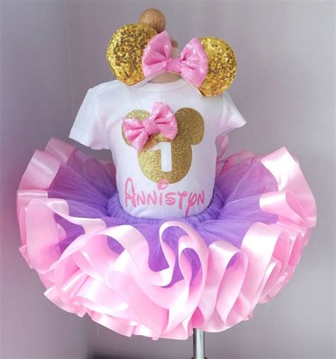 Minnie Mouse Birthday Outfit Minnie Mouse Outfit Pink and - Etsy