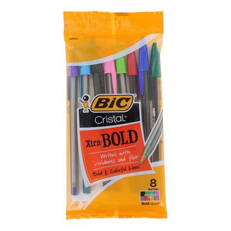 Amazon Bic Usa Inc Bicmsbap Cristal Xtra Bold Pack Of