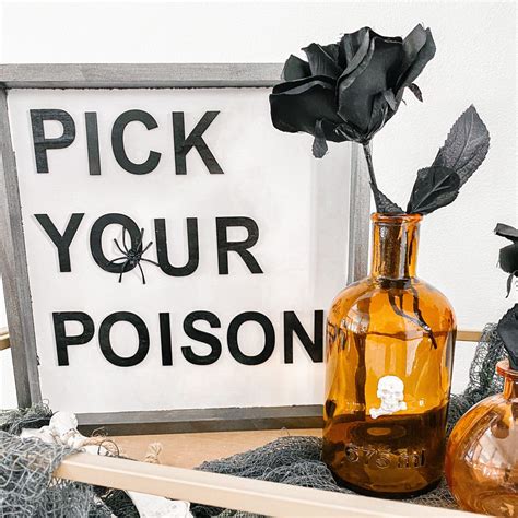 DIY "Pick Your Poison" Sign - From Scratch with Maria Provenzano