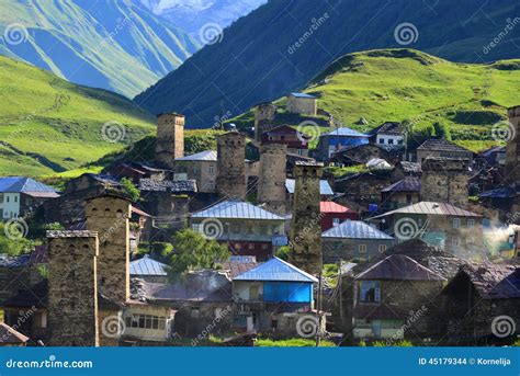 Upper Svaneti Georgia Stock Photo Image Of Georgia 45179344