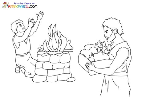 Cain And Abel Coloring Pages