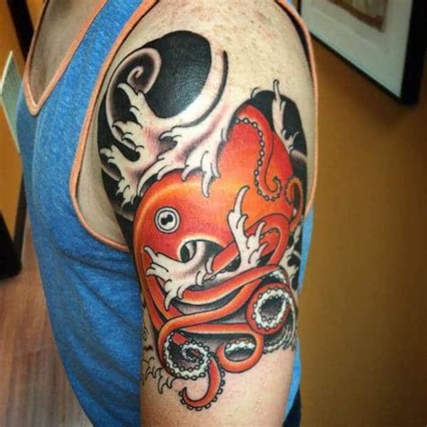 Japanese Octopus Forearm Tattoo Resenhas De Livros