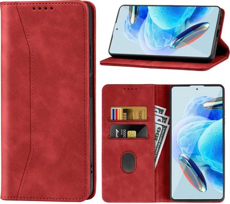 Kzb Coque Pour Xiaomi Redmi Note 12 Pro 5g Etui Xiaomi Poco X5 Pro 5g Premium Housse En Cuir