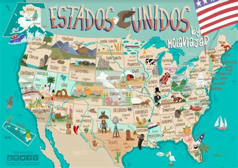 Mapas De Estados Unidos Para Imprimir Etapa Infantil Off