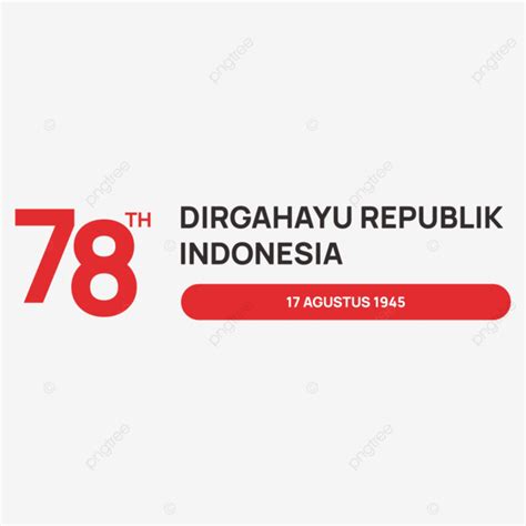 Official Logo Of Hut Ri 78th Happy Republic Indonesia 2023 Two Vector Official Logo Hut Ri