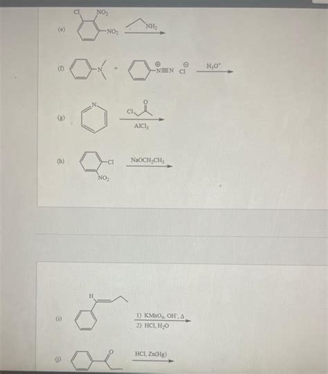 Solved NO NH NO NEN CI H30 I 8 AICI H CI NaOCH CH Chegg