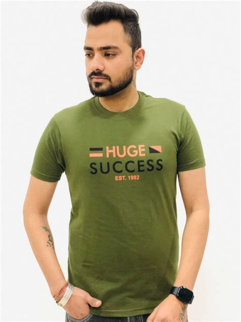 Printed Men Cotton T Shirt Round Neck At Rs 200 In Ludhiana Id