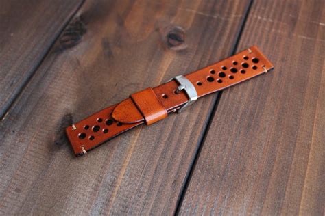 Vintage Leather Watch Strap Mm Mm Mm Mm Mm Mm Etsy