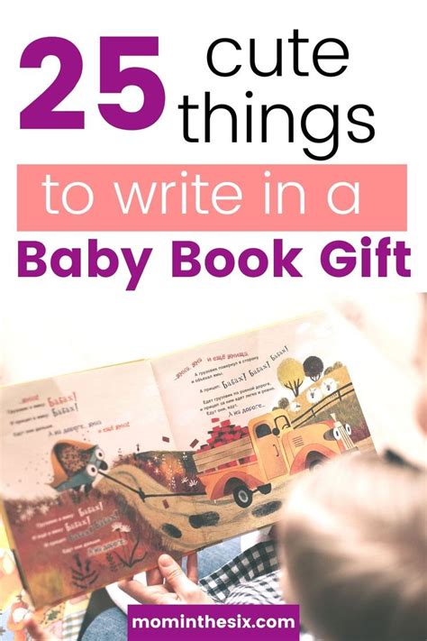 What To Write In A Baby Shower Book 100 Heartfelt Inscriptions That