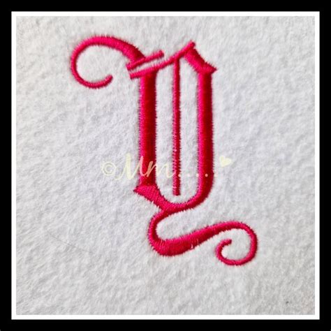 Fancy Alphabet Capital Letter Y Machine Embroidery Design Download 4x4