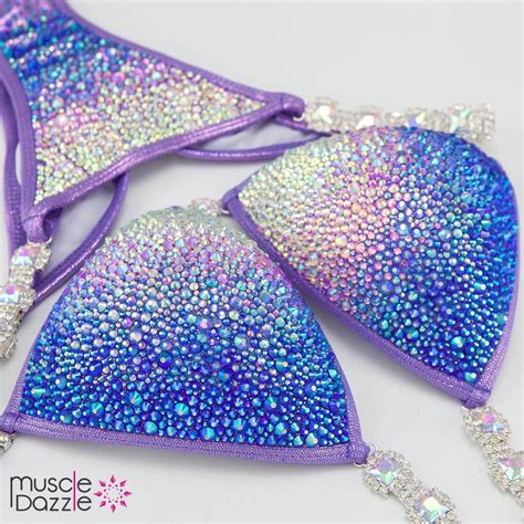 Pink And Blue Competition Bikini CB388 Etsy