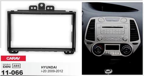 Cadre 2 DIN AUTORADIO HYUNDAI I20 2009 2010 2011 2012 Bol