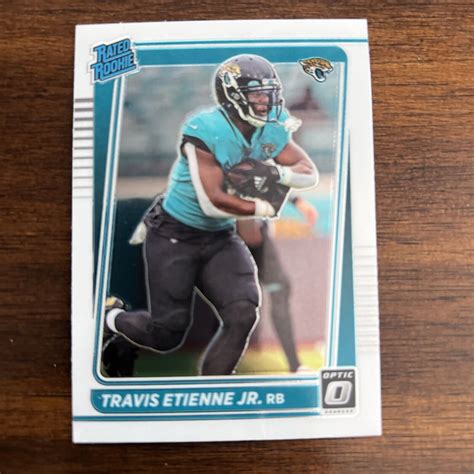 2021 Donruss Optic Rated Rookies 214 Travis Etienne Jr Jacksonville