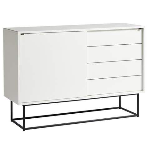 Woud Virka Sideboard High White Pre Used Design Franckly