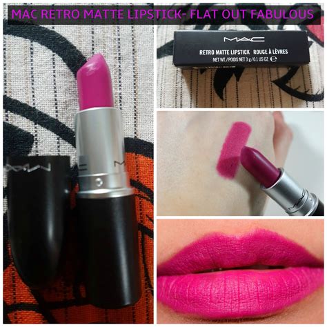 MAC Retro Matte Lipstick – Flat Out Fabulous Review & Swatches