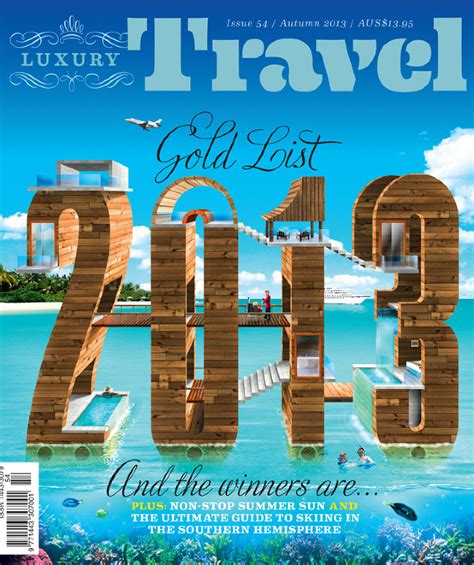 Cover Luxury Travel Magazine Autumn 2013 Luke Lucas Typographer