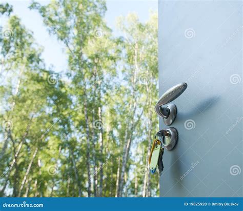 Open door stock photo. Image of home, detail, modern - 19825920