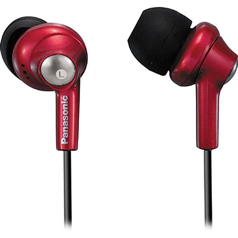 Panasonic RP HJE280 In Ear Stereo Headphones Red RP HJE280 R