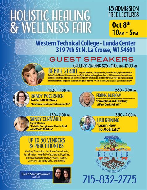 Holistic Healing And Wellness Fair Lacrosse Wi Rooted Holistic Fairs