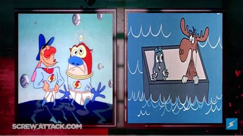 Battle Ren And Stimpy Vs Rocky And Bullwinkle By Unserious Sam On