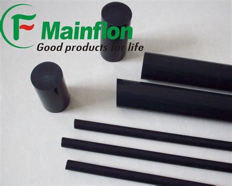 Les tiges en Téflon PTFE noir Chine Graphite tige PTFE Black