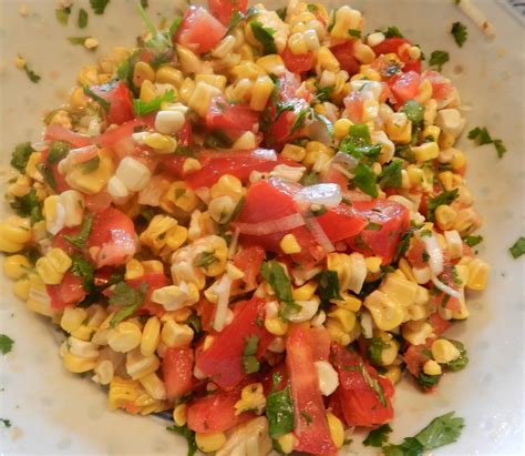 Lake House Love Corn Tomato And Cilantro Salad