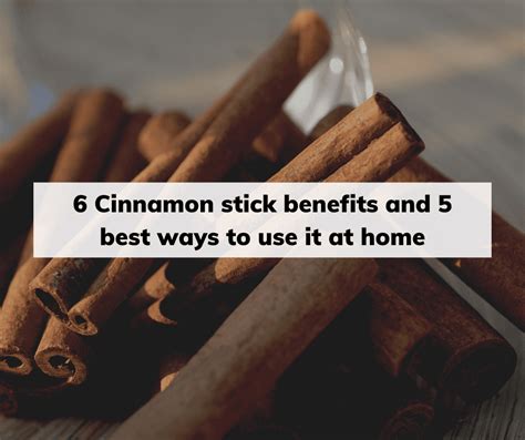 6 Cinnamon Stick Benefits And 5 Best Ways To Use It At Home K Agriculture