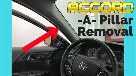 Honda Accord A Pillar Trim Removal How To Remove Youtube