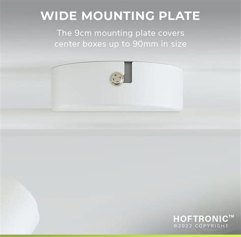 HOFTRONIC Riga Witte LED Plafondlamp 6 Spots Kantelbaar En