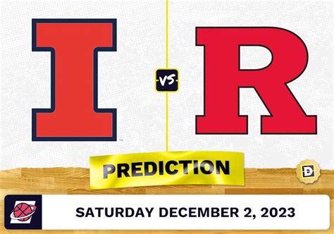 Illinois vs. Rutgers Basketball Prediction - December 2, 2023