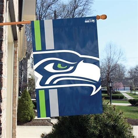 24x36 Seattle Seahawks Bold Logo House Flag Flags A Flying Logo