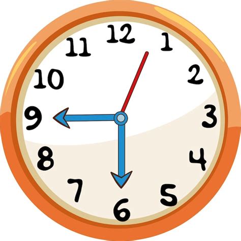 Premium Vector Clock Vector Isolated Illustration Design