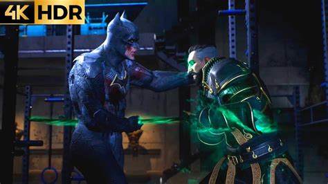 Gotham Knights Batman Vs Ras Al Ghul Fight Scene 4k Ultra Hdr Gotham