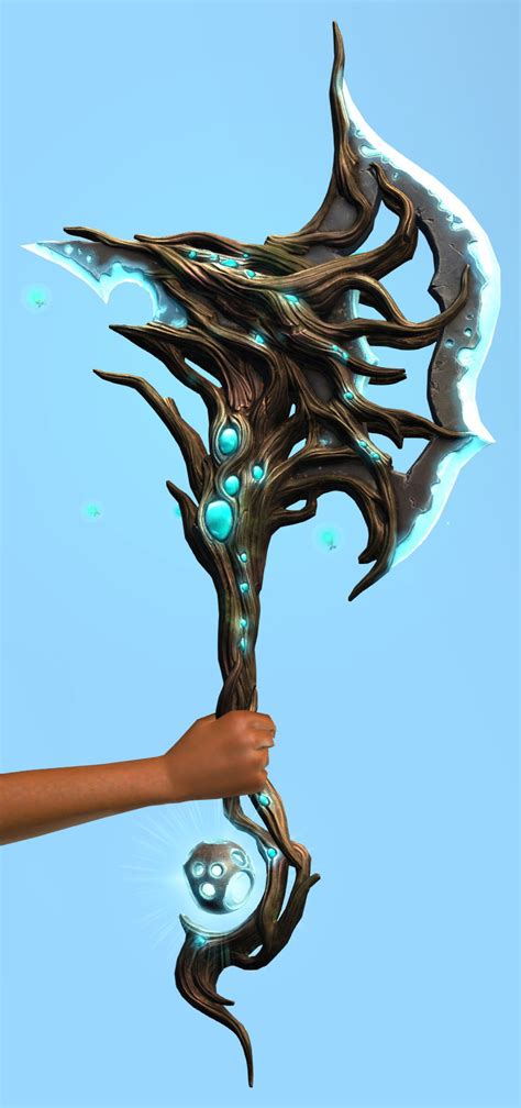 Bioluminescent Axe Guild Wars Wiki Gw W