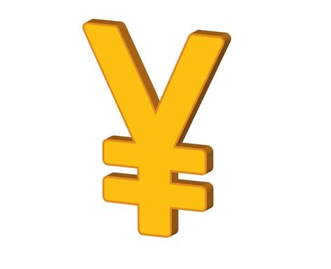 Premium Vector Japanese Yen Currency Sign 3d Vector Illustration