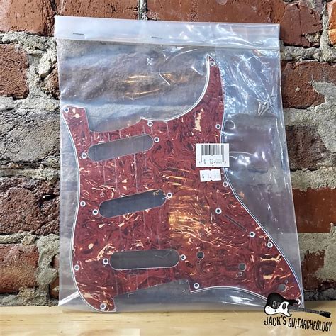 Seismic Audio Fender Stratocaster Pickguard Tortoise Shell Reverb