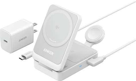 Anker Maggo 3 In 1 Charging Station 15w Fast Qi2 Certified Magsafe