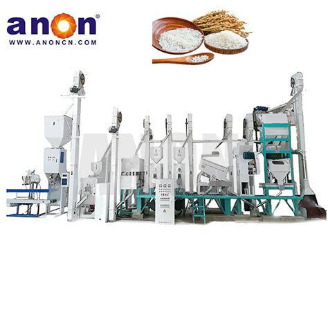 Anon 30 40 Tpd Automatic Complete Rice Peeling Machine Milling Machine